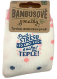 Albi Bambusové ponožky proti stresu, veľkosť 37 - 42