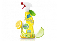 Dettol Citrón & Limetka antibakteriálny viacúčelový sprej 500 ml rozprašovač