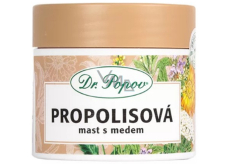 Dr. Popov Propolisová masť s medom na popraskanú pokožku, jazvy, vrásky, kožné problémy, slnečné žiarenie 50 ml