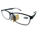 Berkeley dioptrické okuliare na čítanie +1,5 plastové čierne 1 kus MC2269