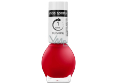 Miss Sporty 1 Min to Shine lak na nechty 220 7 ml