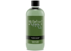 Millefiori Milano Natural Verdant Escape - Únik do zelene Náplň difuzéra pre vonné steblá 500 ml