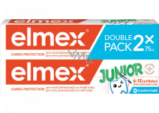 Elmex Junior 6 -12 rokov zubná pasta 2 x 75 ml, duopack