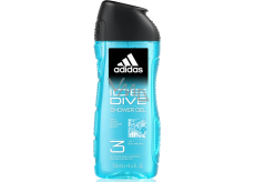 Adidas Ice Dive 3v1 sprchový gél na telo, vlasy a pokožku pre mužov 250 ml