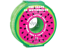 Bomb Cosmetics The Shape of Watermelon Donut prírodná sprchová masážna hubka do kúpeľa s vôňou 165 g