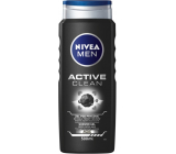 Nivea Men Active Clean sprchový gél na telo, tvár a vlasy 500 ml