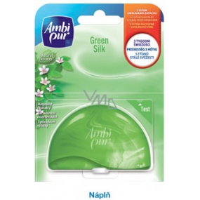 Ambi Pur Green Silk Wc blok tekutý záves náhradná náplň 55 ml