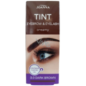 Joanna Tint Krémová farba na obočie a riasy 3.0 hnedá 15 ml