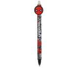 Colorino Pogumované pero Spiderman čierna červená červená maska, modrá náplň 0,5 mm