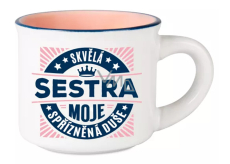 Hrnček na espresso Albi - Great Sister My Soul Mate 45 ml