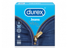 Durex Jeans hladký kondóm, nominálna šírka: 56 mm 3 kusy