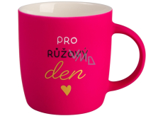 Albi Zamatový hrnček - Pre ružový deň ružový 330 ml