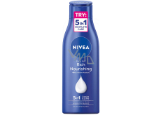 Nivea Body Milk 48h výživné telové mlieko pre suchú až veľmi suchú pokožku 400 ml