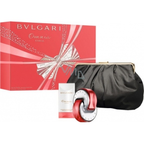 Bvlgari Omnia Coral toaletná voda 65 ml + telové mlieko 75 ml + čierna taštička, darčeková sada pre ženy