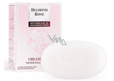 BioFresh Diamond Rose krémové mydlo s bielou ružou 100 g