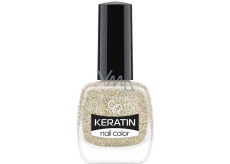 Golden Rose Keratin Nail Color Glitter lak na nechty 403 10,5 ml