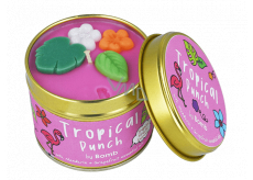 Bomb Cosmetics Tropický punč - Tropical Punch Vonná prírodné, ručne vyrobená sviečka v plechovej dóze horí až 35 hodín