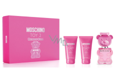 Moschino Toy 2 Bubble Gum toaletná voda 50 ml + telové mlieko 50 ml + sprchový gél 50 ml, darčeková sada pre ženy