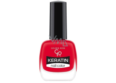 Golden Rose Keratin Nail Color Lak na nechty 36 Červená farba 10,5 ml