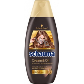 Schauma Cream & Oil intenzívny krémový šampón na vlasy 400 ml