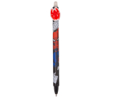 Colorino Pogumované pero Spiderman červený pavúk, modrá náplň 0,5 mm