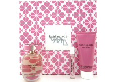 Kate Spade New York parfumovaná voda 100 ml + parfumovaná voda 7,5 ml miniatúra + telové mlieko 100 ml, darčeková sada pre ženy