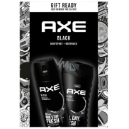 Axe Black sprchový gél pre mužov 250 ml + deodorant sprej 150 ml, kozmetická sada