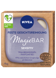 Nivea MagicBar čistiace mydlo na tvár s olejom z hroznových jadierok pre citlivú pleť 75 g