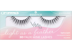 Essence Light as a Feather 3D Faux Mink umelé riasy 01 Rozžiari tvoj život 1 pár