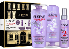 Loreal Paris Elseve Hyaluron Plump 72h hydratačný šampón na dehydrované vlasy 250 ml + hydratačný balzam na dehydrované vlasy 200 ml + hydratačné sérum na dehydrované vlasy v spreji 150 ml, kozmetická sada