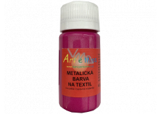 Art e Miss Metalická farba na textil 55 bordová 40 g