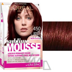 Loreal Paris Sublime Mousse farba na vlasy 450 podmanivá mahagónová